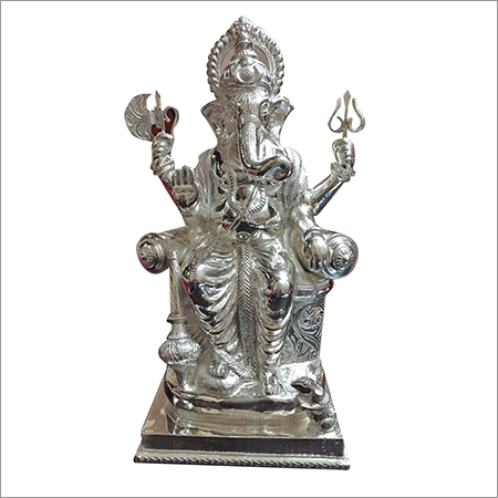 Silver Ganesh Idol