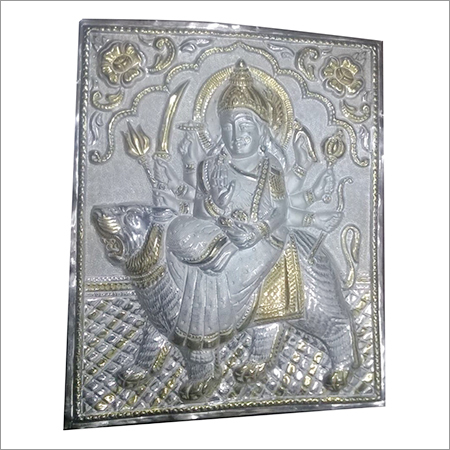 Silver Durga Statue