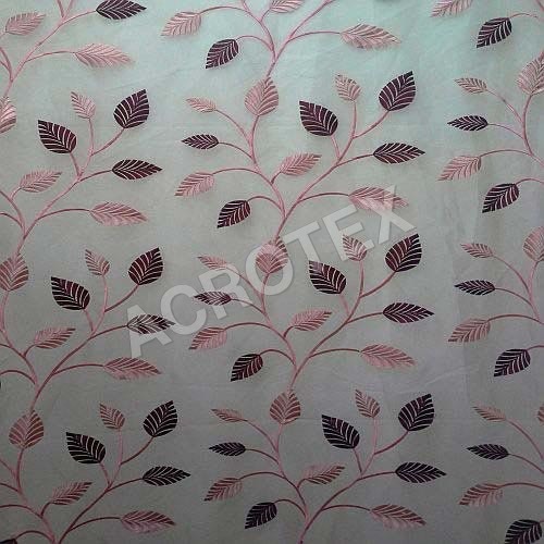 Embroidered Window Curtains