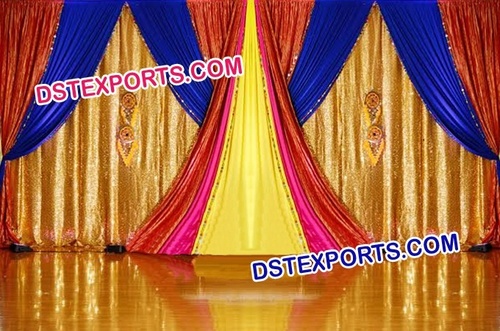 Glittering Wedding Stage Backdrop