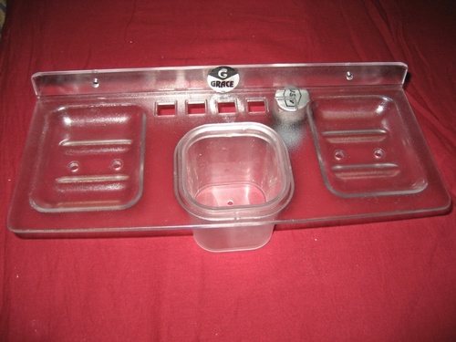 Rectangular Unbreakable Bathroom Shelf