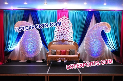 Wedding Backdrop Paisley Panel Stage