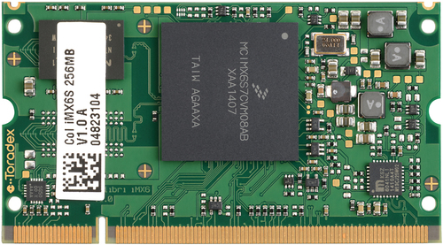 Colibri iMX6 Solo 256MB Computer on Module - 1.0 GHz ARM Cortex-A9, 256MB DDR3, 4GB eMMC, 0 to 70°C | Compact Design, Low Power, Single Core, Reliable Performance