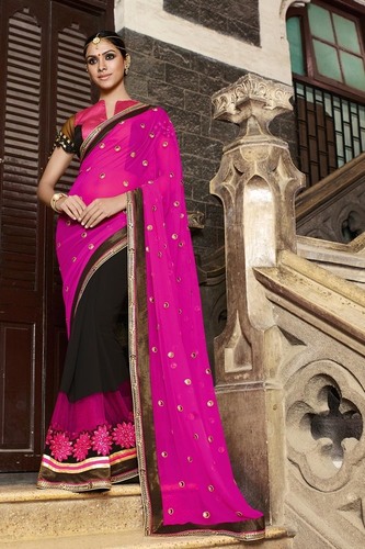 Stylish Half & Half Saree