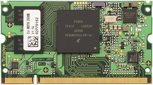 Colibri iMX7 Solo 256MB Computer On Module - 256MB DDR3, 512MB NAND, ARM Cortex-A7 800 MHz | Small Size, Low Power, Versatile, Reliable, Embedded Systems