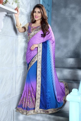 Stylish Half & Half Saree