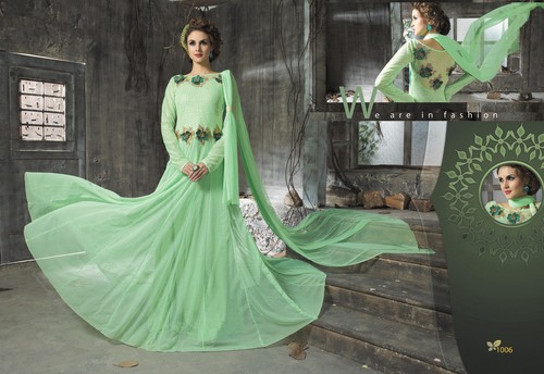 Women Ethnic Net Party Gown