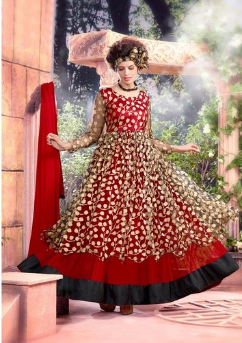 Designer Brasso Net Gown