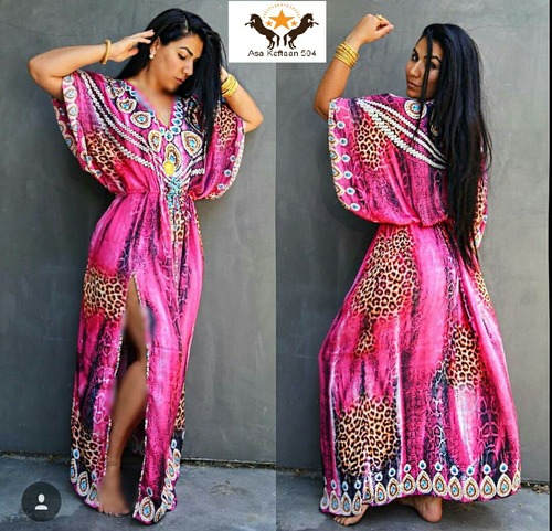 Asa important Georgette kaftan
