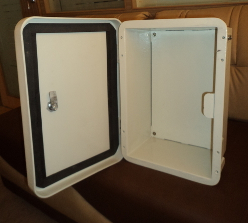 FRP Boxe - FRP Composite, White, Wall Mount | Rubber Gasket Door Seal, Durable, Weather Resistant, Secure Latch, Customizable Size