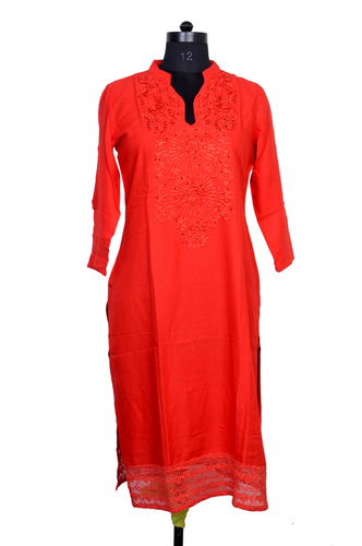 Aawari Red Rayon