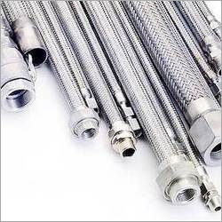 Silver Corrugated Flexible Hoses