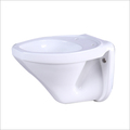 Clear Wall Hung - Ceramic 15x12x10 Inches Glossy White, Water Efficient 6lpf, Easy Cleaning, Sturdy Design, Space Saving