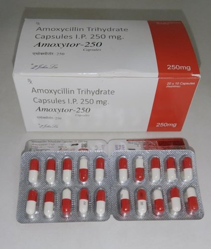 AMOXYCILLIN TRIHYDRATE CAPSULES 250MG IP