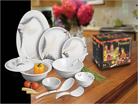 Melamine Round Dinner Set