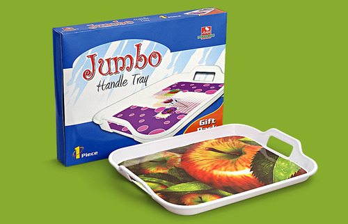 jumbo-1pc handle tray