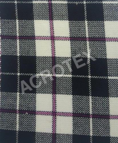 Acrylic Cashmilon Check Fabric