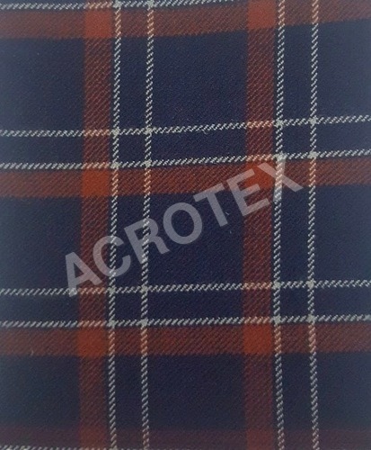 Acrylic Cashmilon Check Fabric