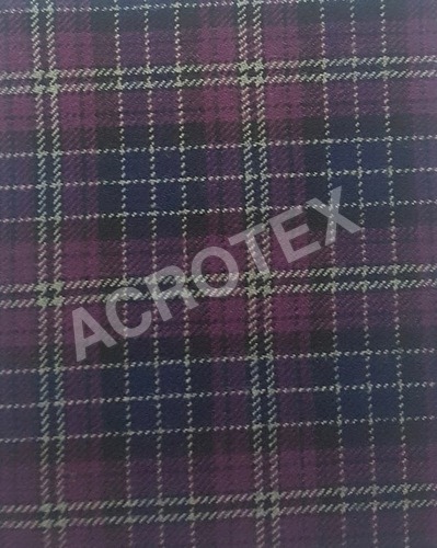 Acrylic Cashmilon Check Fabric