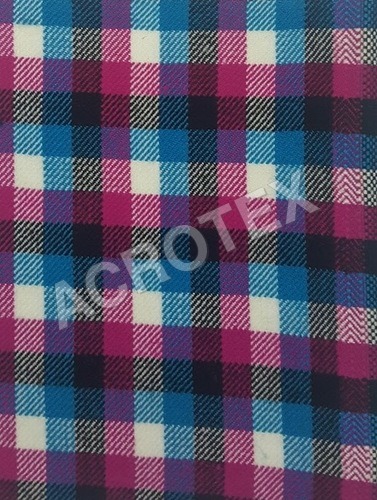 Acrylic Cashmilon Check Fabric