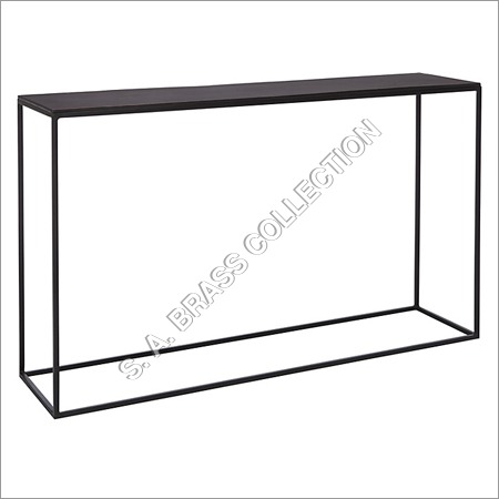 S A Brass Console Table