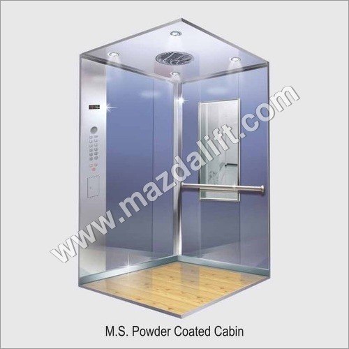 M. S. Powder Coated Cabin - Mild Steel, Customizable Dimensions , Durable and Corrosion Resistant with Automatic Doors and Multiple Safety Features