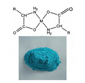 Copper Glycine Amino Acid Chelate - Light Blue Powder, 10% Min Copper Content, 25% Min Total Amino Acids, Water Soluble, Flexible Packaging Options, Purity Assured