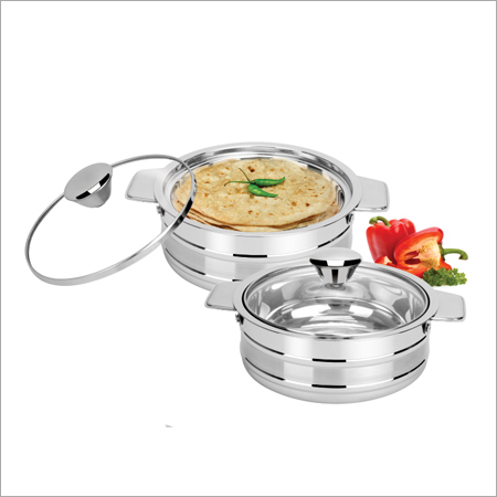 Silk And Smooth Chapati Pot With Glass Lid