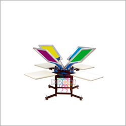 Manual 4 Color 4 Station T-Shirt Screen Printing Machine Manual 4 Color 4 Station T-Shirt Screen Printing Machine