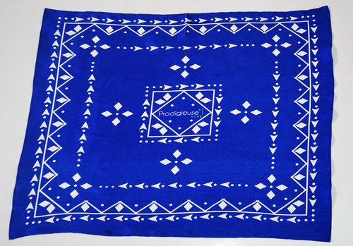 Bandana - Cotton, 22x22 Inches, Blue | Absorbent, Comfortable, Durable Material, Lightweight, Soft Fabric, Stylish Design, Versatile Use