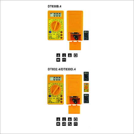 POPULAR SMALL SIZE MULTIMETER - ABS Plastic 80x45x20mm, LCD Display | Accurate Readings, Durable Design, Easy Operation