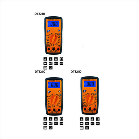 SMALL SIZE MULTIMETER - ABS Plastic, 80x45x20 mm, LCD Display | Accurate Readings, Durable Design, Easy Operation, Multi-Function
