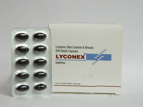 Lycopene, beta Carotene & Minerals Soft Gelatin