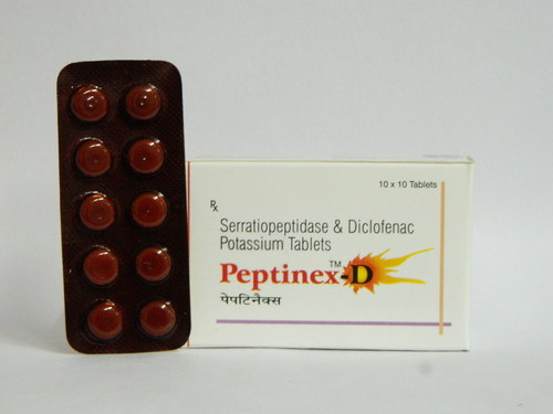 Serratiopeptidase,Diciofenac potassium Tablets