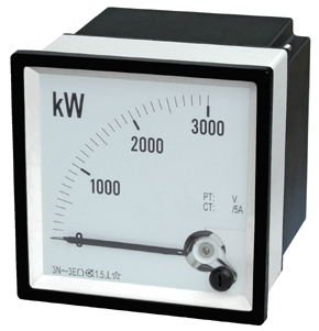 Watt Meter Three Phase Four Wire