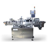 Wrap Around Labeling Machine - Stainless Steel, 2000mm X 1200mm X 1900mm | Automatic Plc Control, Touch Screen, 180 Bottles/min Capacity