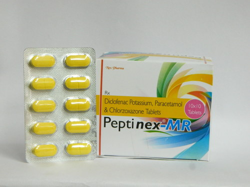 Diclofance Potassium,Paracetamol & chlorzoxazone