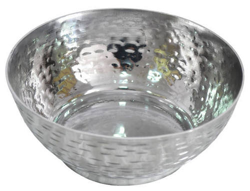 Aluminium Bowl with Hammered