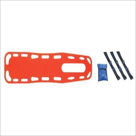 Spine Board Stretcher - Aluminum Frame 184x45x7 cm Red Color | Lightweight Customizable Durable Easy to Use 159 kg Load Capacity