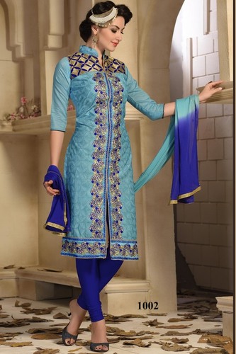 Sea Green Pakistani Dress Material