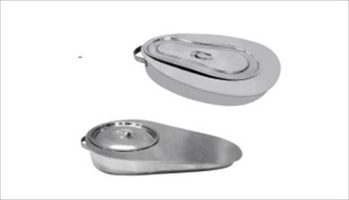 Bed Pan With Cover S.S.