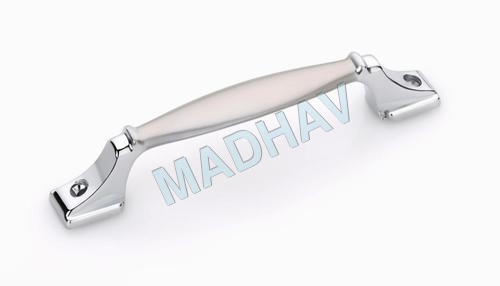 Front White Metal Handle