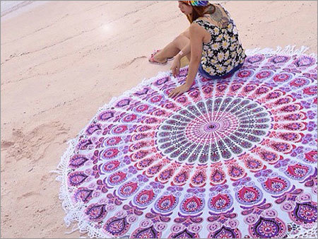 Fancy Crochet Floor Mat