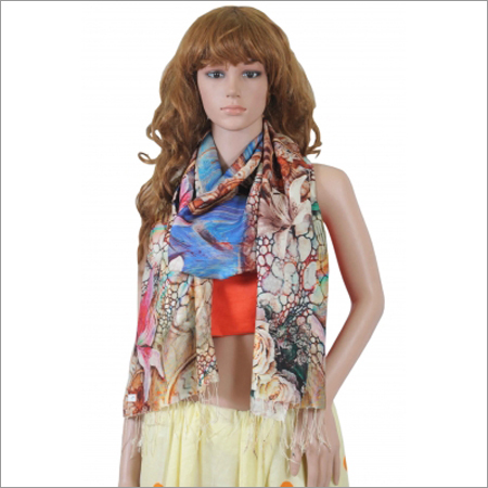 Multi Color Square Silk Scarves