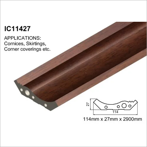 Interior Decorative Marble Moulding - High-Quality Engineered Marble 114mm x 27mm x 2900mm High Gloss Finish Water Proof Fire Resistant Termite Proof