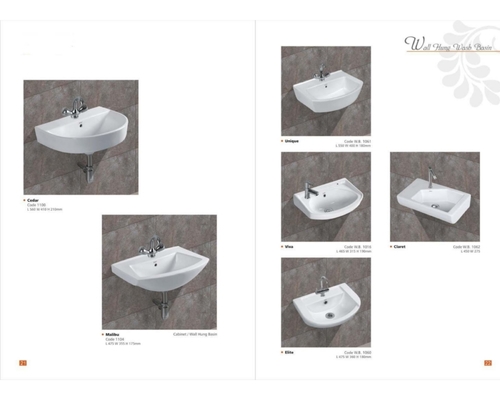 Ceramic Wall Hung Wash Basin
