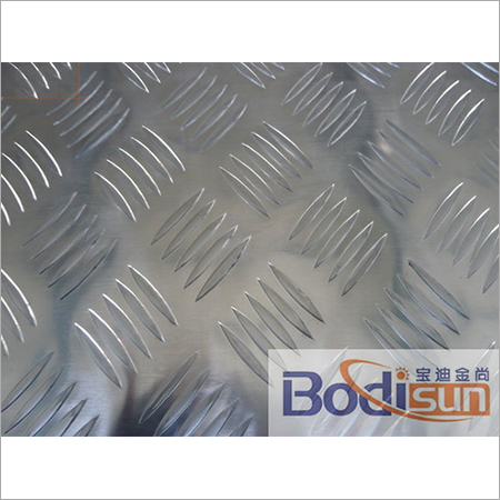 Five Bar Chequered Aluminium Sheet