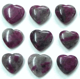 Ruby Feldspare puffs