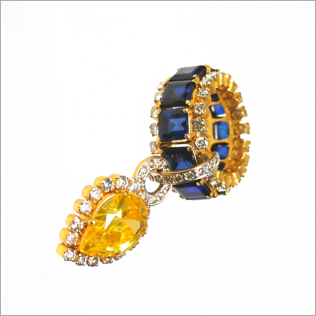 Coloured Stones Diamond Ring