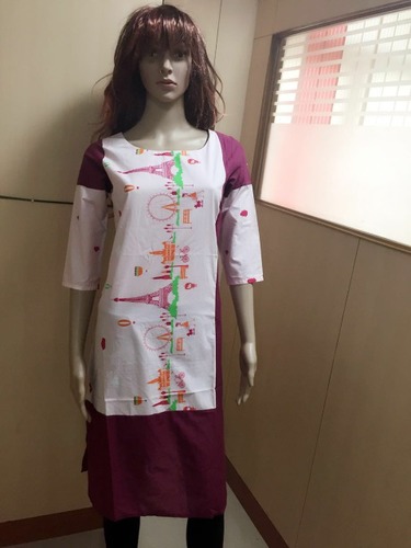 W Cotton Stitched Kurti